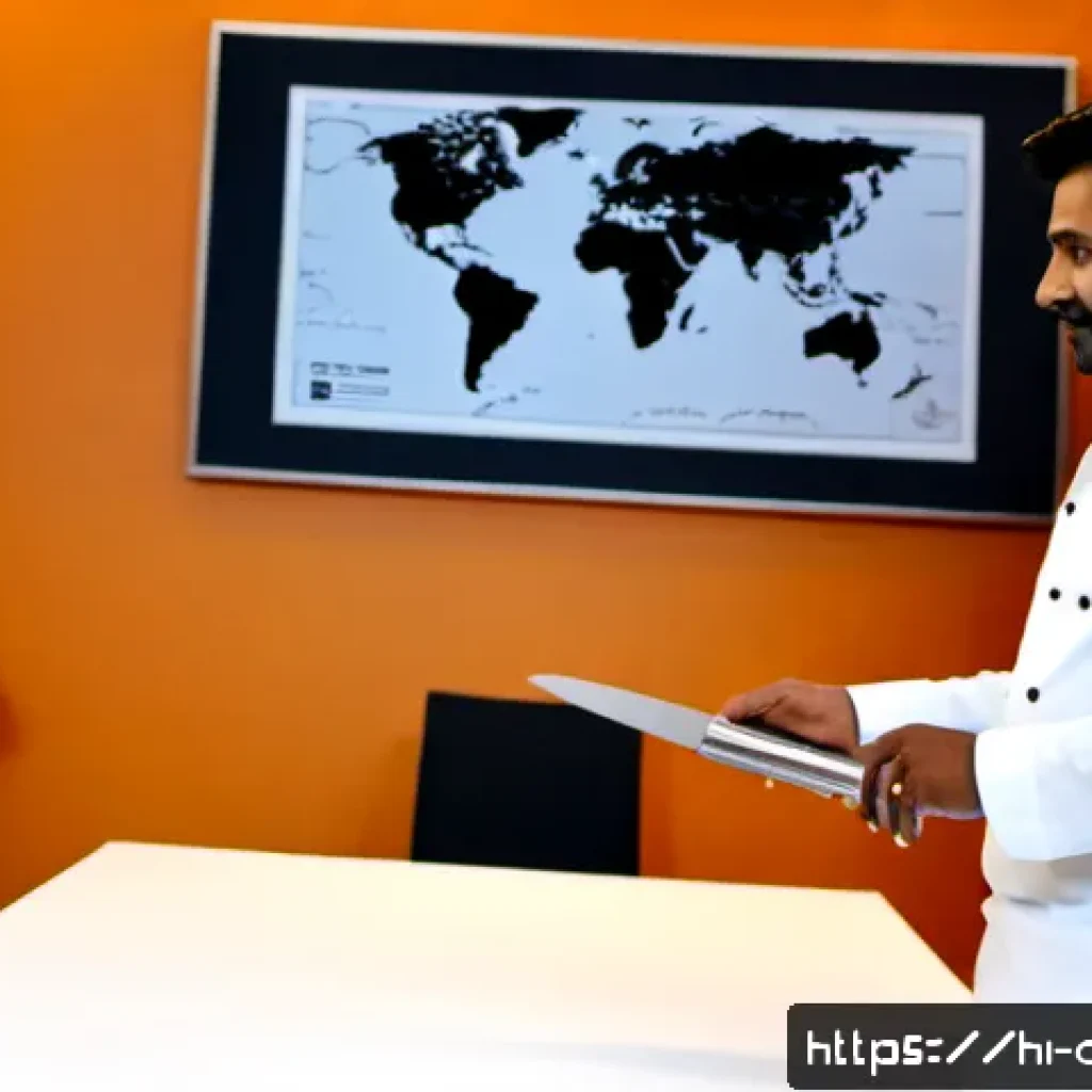 양식조리사 자격증 해외 인정 여부 - Photorealistic international culinary credential evaluation scene, an Indian chef in a crisp white d...
